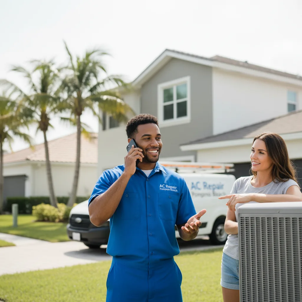 AC Repair Pompano Beach customer support in Gardner